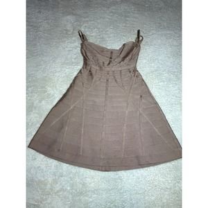 Herve‎ Leger Beautiful Pink Mini Dress Size Medium